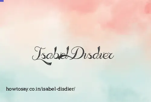 Isabel Disdier