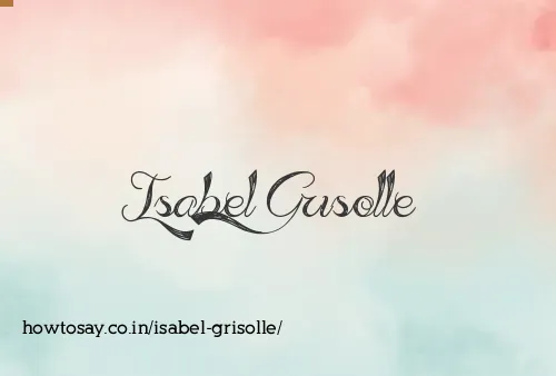 Isabel Grisolle