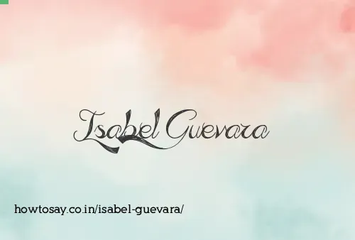 Isabel Guevara