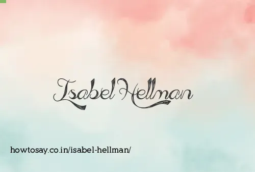 Isabel Hellman