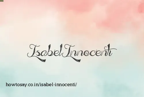Isabel Innocenti