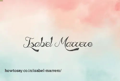 Isabel Marrero