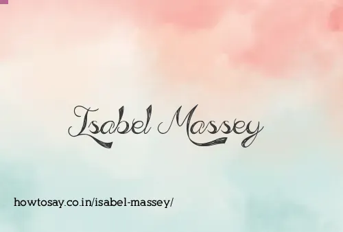 Isabel Massey