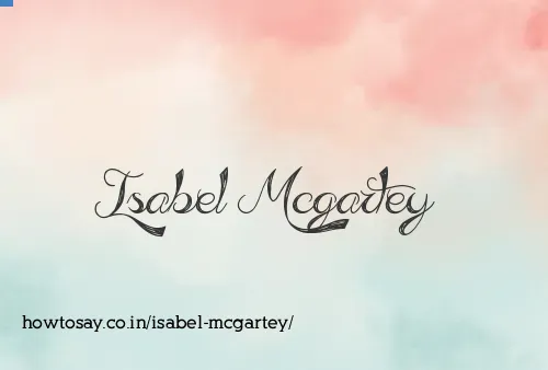 Isabel Mcgartey