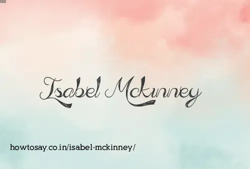Isabel Mckinney