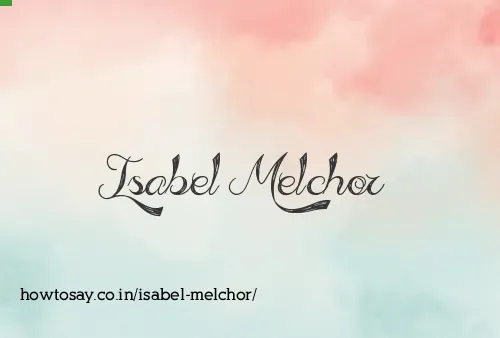Isabel Melchor
