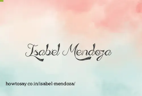 Isabel Mendoza