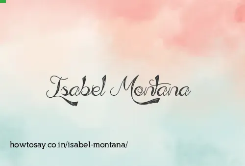 Isabel Montana