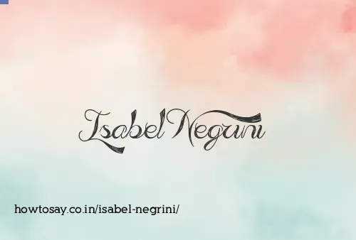 Isabel Negrini