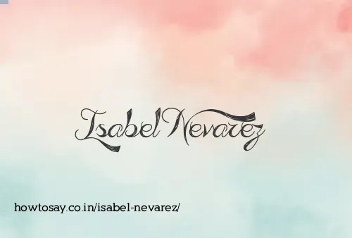 Isabel Nevarez