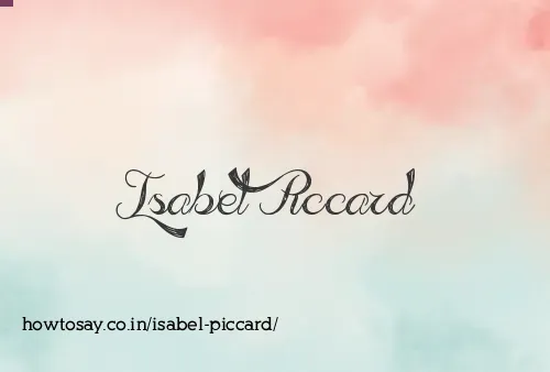 Isabel Piccard