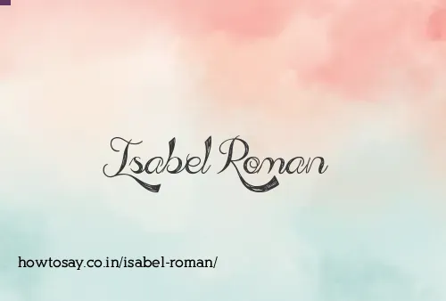 Isabel Roman