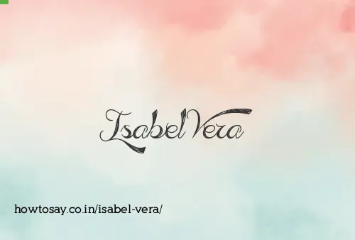 Isabel Vera