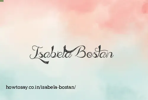 Isabela Bostan