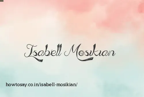 Isabell Mosikian