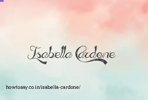 Isabella Cardone