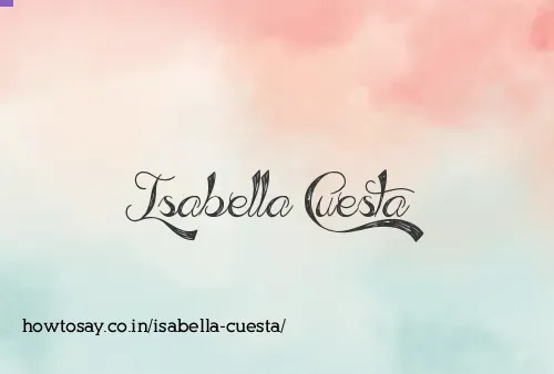 Isabella Cuesta