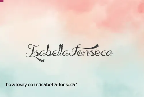 Isabella Fonseca