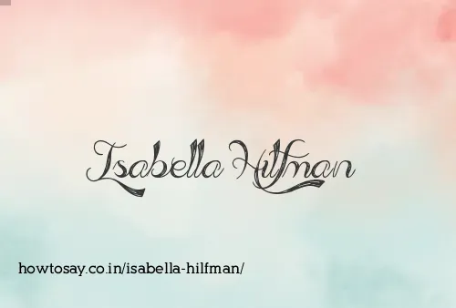 Isabella Hilfman