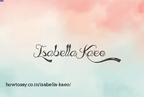 Isabella Kaeo