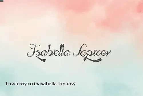 Isabella Lapirov