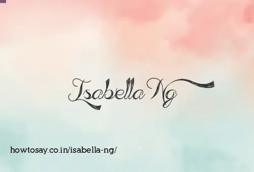 Isabella Ng
