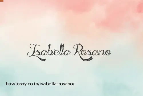 Isabella Rosano