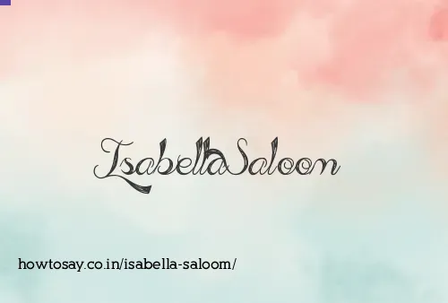 Isabella Saloom