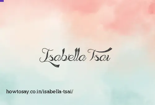 Isabella Tsai