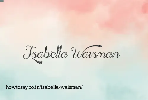 Isabella Waisman