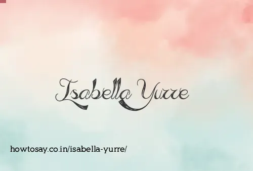 Isabella Yurre