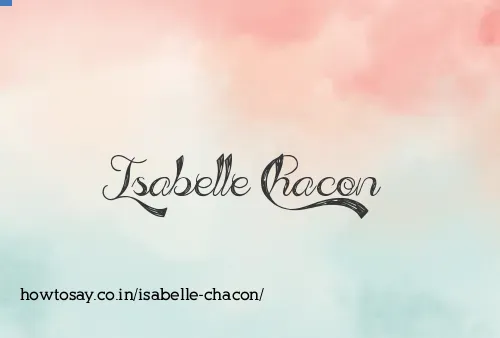 Isabelle Chacon