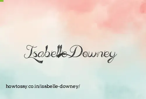 Isabelle Downey