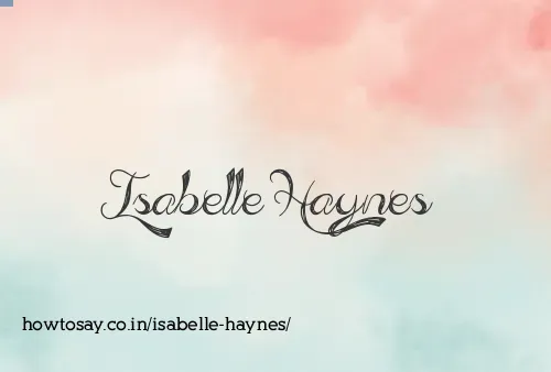 Isabelle Haynes