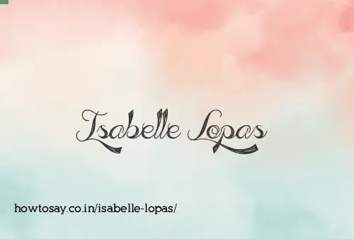Isabelle Lopas