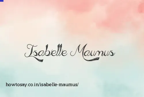 Isabelle Maumus