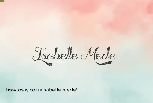 Isabelle Merle