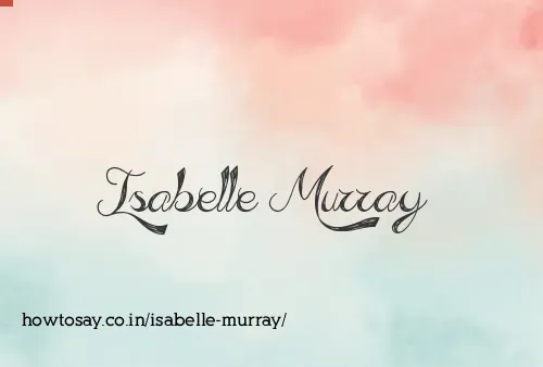 Isabelle Murray
