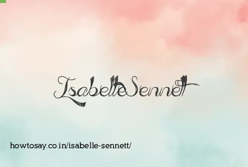 Isabelle Sennett