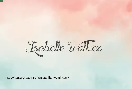 Isabelle Walker
