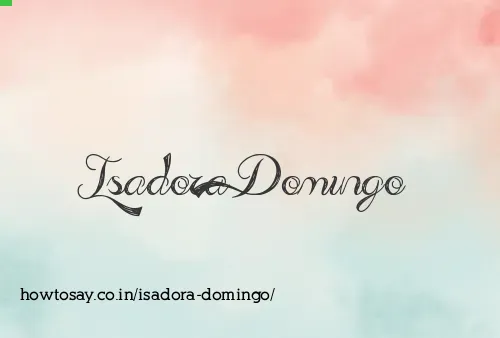 Isadora Domingo