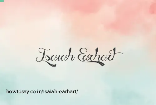 Isaiah Earhart