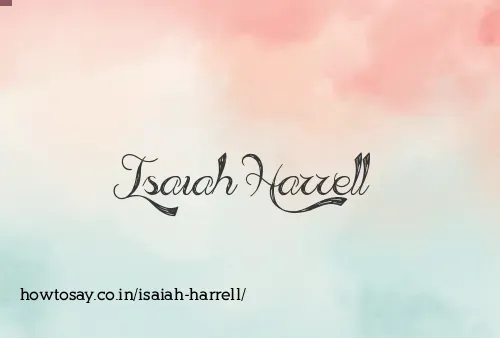 Isaiah Harrell