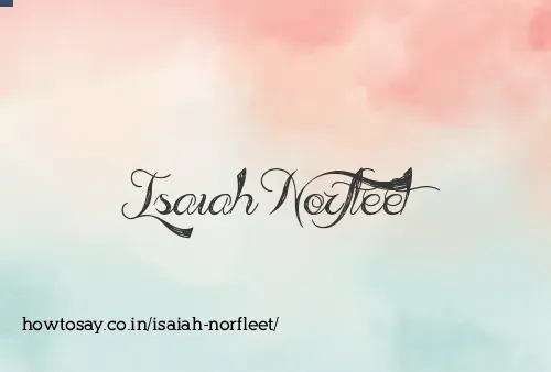 Isaiah Norfleet