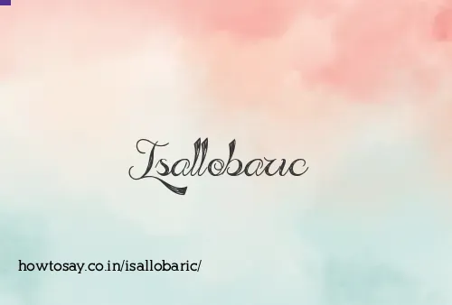 Isallobaric