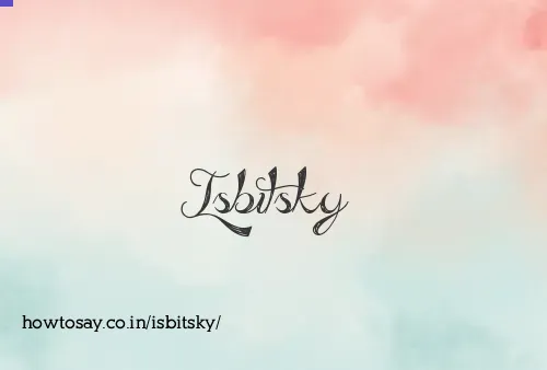 Isbitsky