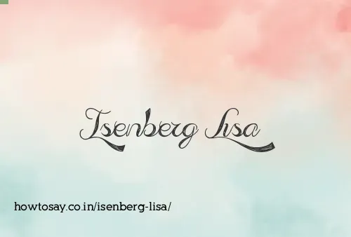 Isenberg Lisa