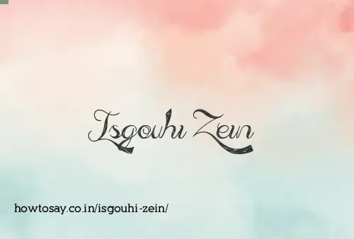 Isgouhi Zein