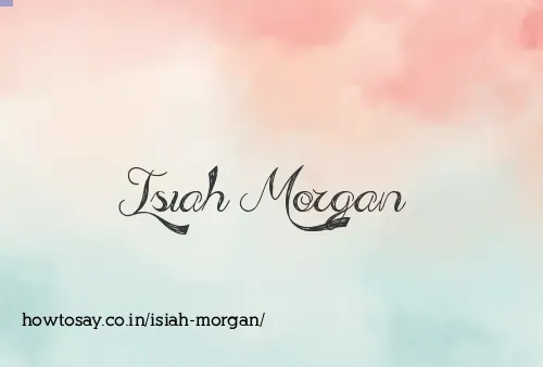 Isiah Morgan