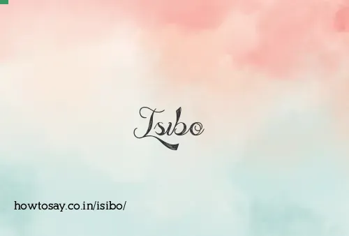 Isibo